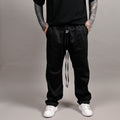DROP CROTCH PANTS - BLACK