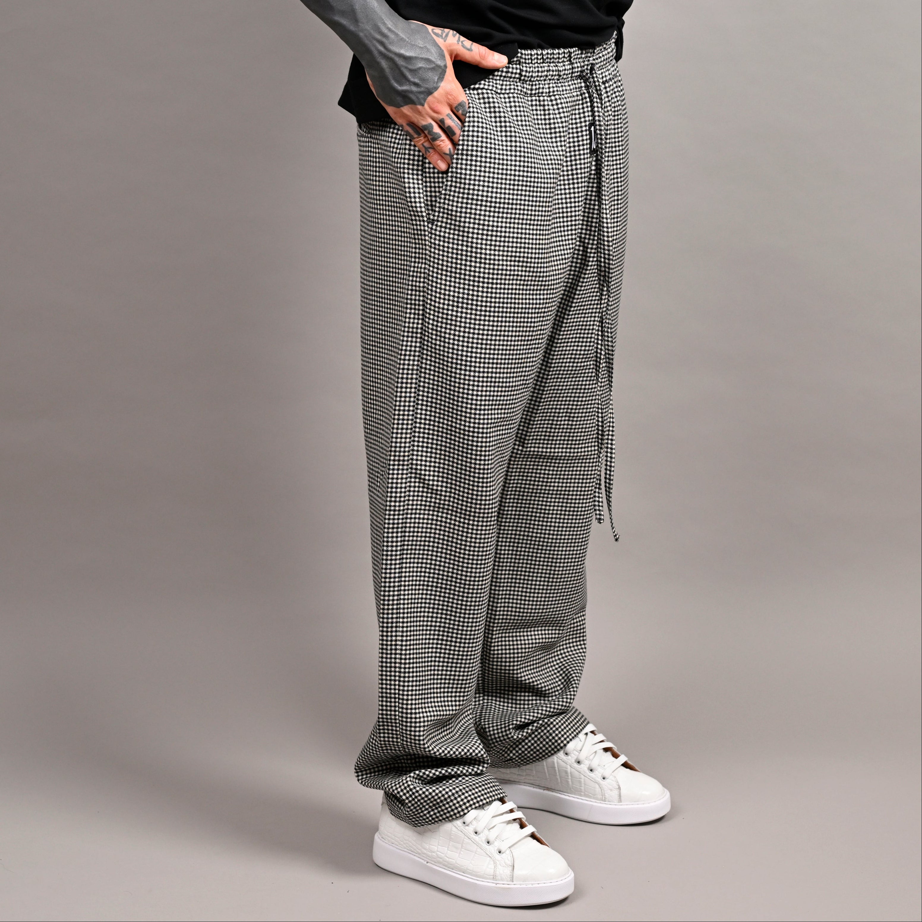 DROP CROTCH PANTS - PEPITO