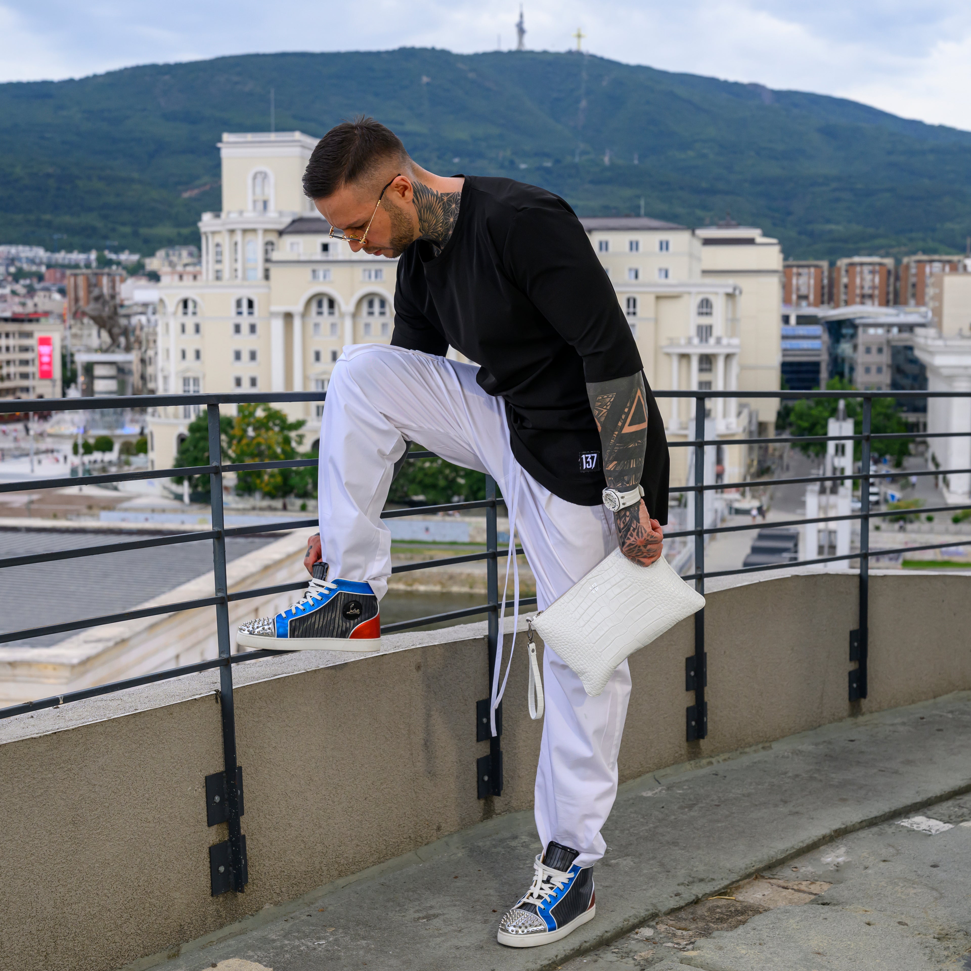 DROP-CROTCH CARGO 001 (WHITE)