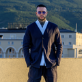 Blazer Cloak Linen - Dark Blue