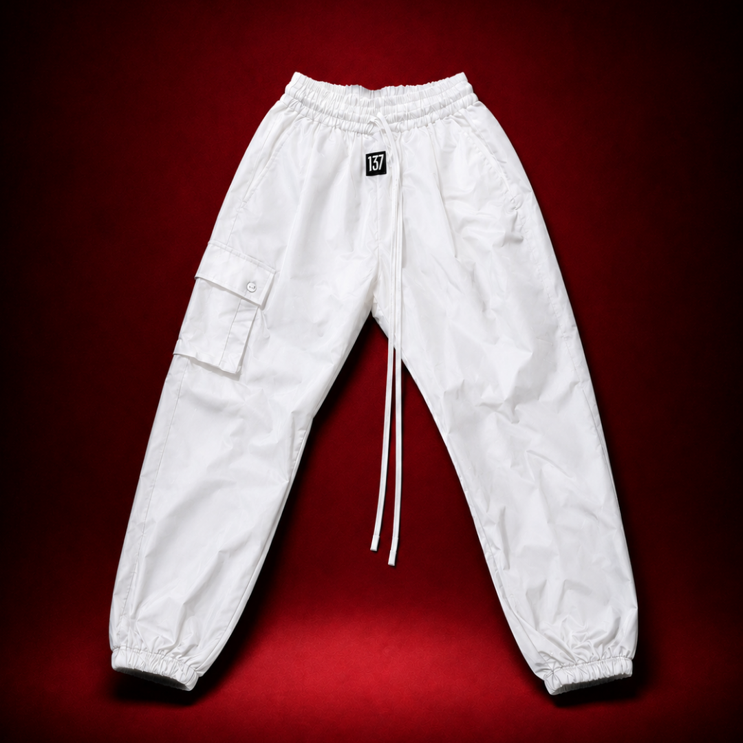 DROP-CROTCH CARGO 001 (WHITE)