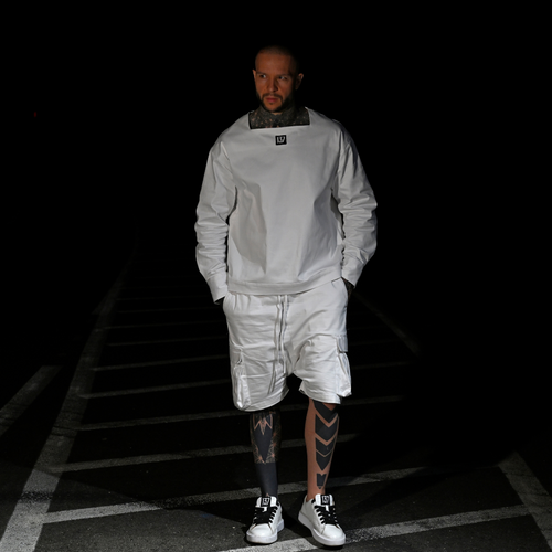 BLANCO DROP CROTCH SHORTS