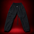 BLACK DROP-CROTCH CARGO 001