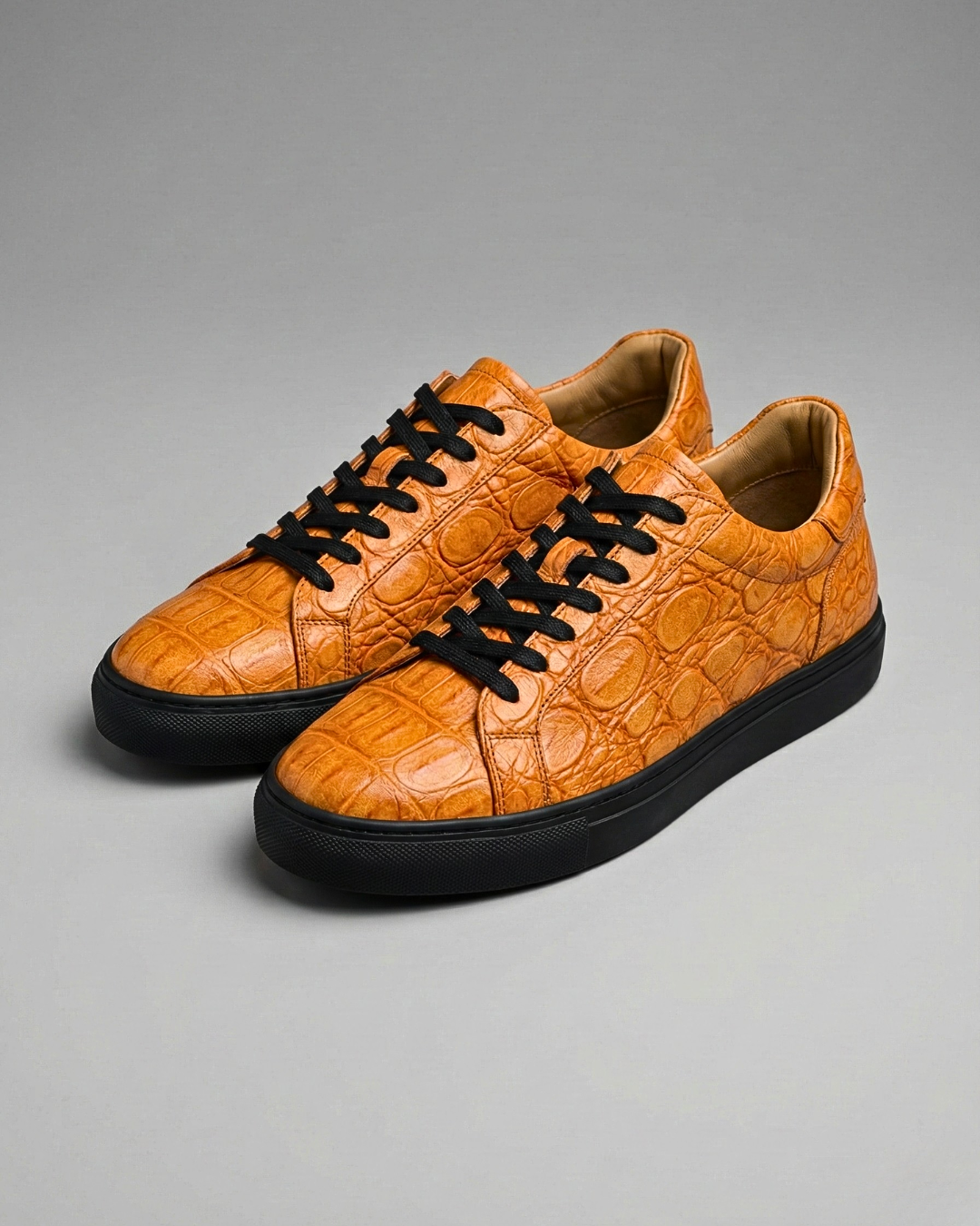 CROC #006 - ORANGE CROC LEATHER