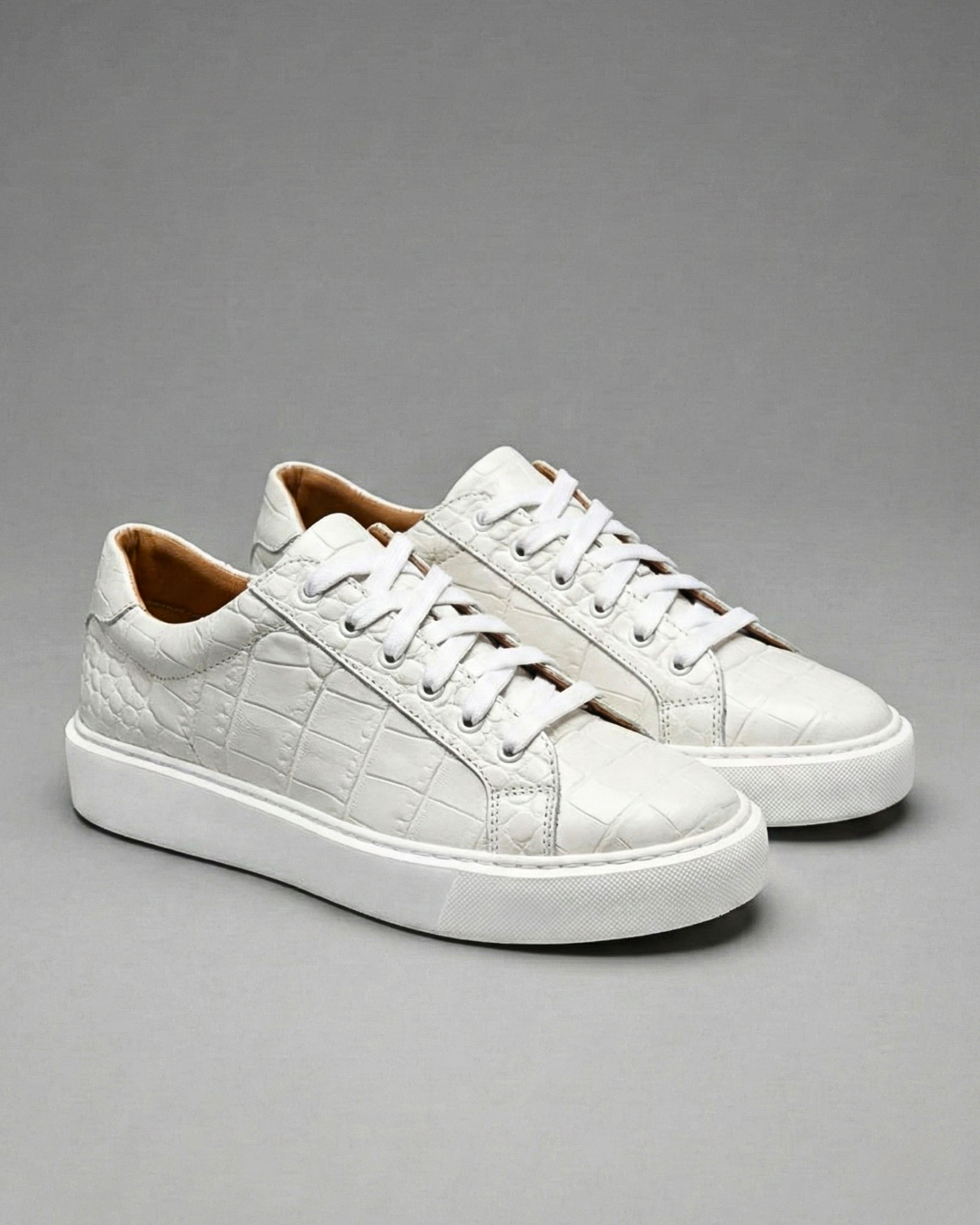 CROC #004 - WHITE CROC LEATHER
