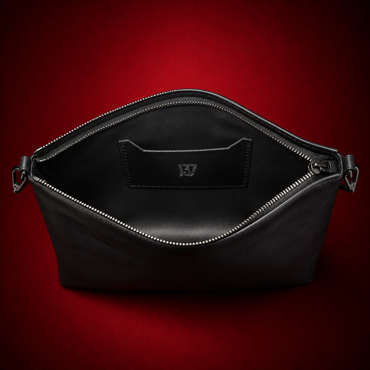 POCHETTE 001 (BLACK NAPPA LEATHER)